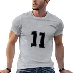 Futebol americano clássico Sport Jersey Vintage, número no fundo preto e branco, base de futebol t-shirt, 11 - Image 1