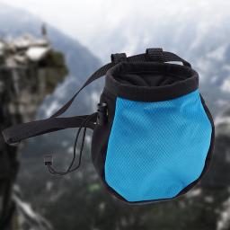 Saco de giz para escalada de rocha crossfits saco de giz saco de giz bolsa de armazenamento para escalada de rocha ginásio de levantamento de peso com cordão e - Image 3
