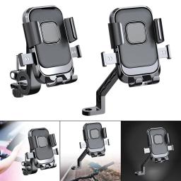 Suporte genérico de telefone para motocicleta, fácil uso, estável, acessório para ciclismo, montagem de telefone para ciclistas, scooter, motocicleta, ciclismo - Image 3