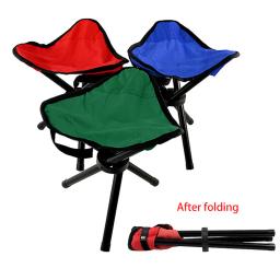 Cadeira dobrável portátil para lazer ao ar livre, fezes de três pernas, camping, viagens, piquenique, atividades, pesca, acessórios - Image 1