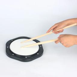 Dumb Kits de Bateria para Iniciantes, Jazz Bateria, Prática Pad, Instrumento de Percussão, Instrumento Musical, Baquetas ABS, 10 em - Image 3