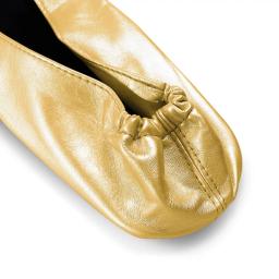 Sapatos de Balé Macio Dobrável para Meninas, Sistema De Couro PU, Prática De Dança, Sapatos De Balé Interior, Sapato De Desempenho Das Meninas - Image 4