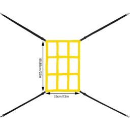 Prática portátil de beisebol, Backstop Pitching Batting, Rede de treinamento para bater pitching bat - Image 6