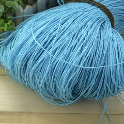 Fio De Palha De Raffia Para Malha De Mão Crochet, Chapéu De Verão, Bolsa, Cestas De Almofada, Material De Tricô, Artesanato DIY, Decoração De Caixa De Presente - Image 5