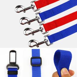 Cinto de segurança ajustável para carro, guia de segurança em nylon chumbo para animais de estimação, cachorros, gatinhos, veículo, trela de segurança, 45-72cm - Image 2