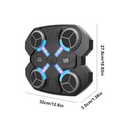 Música Boxing Machine para Adultos e Crianças, Bluetooth Boxing Wall Target, Sports Fitness Trainer, Home Exercício Response Training - Image 5