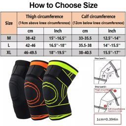 Compressão Joelheiras para Artrite, Joelheiras, Apoio Conjunto, Segurança Esportiva, Voleibol, Ginásio, Esporte Brace Protector, 1Pc - Image 5