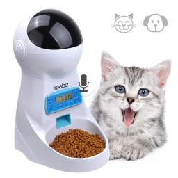Iseebiz 3l alimentador automático para animais de estimação dispensador de comida inteligente para gatos cães temporizador tigela auto gato do cão suprimentos alimentação para animais de estimação registro voz - Image 1