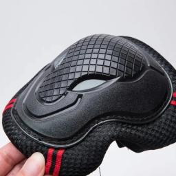 6 pçs/set cotovelo joelheiras patinação protetor skate bicicleta esportes equipamentos de proteção equitação rolo guarda pulso crianças adultos bmx - Image 5