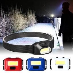 Mini farol LED para acampamento ao ar livre, lanterna, tocha principal, equipamentos de turismo, caminhadas, ciclismo, pesca, farol - Image 1