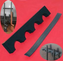 Descanso do barril da quatro arma/tira magnética rifle rack seguro/armazenamento fácil da vara de pesca - Image 1