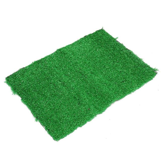 Tapete De Grama Artificial Para Banheiro De Animais De Estimação - Almofada Interior Para Treinamento De Cães e Gatos