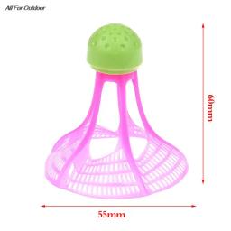 Nylon Windproof Badminton Ball, Bola Anti-Vento ao ar livre, Peteca De Plástico, Resistência Estável, Bolas de Treinamento Esportivo, 3Pcs - Image 6