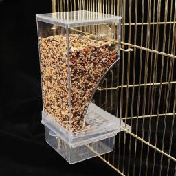 Alimentador automático de papagaio anti-respingo Recipiente De Alimento De Semente De Pássaro Alimentador Líquido Acessórios de gaiola para periquitos - Image 4