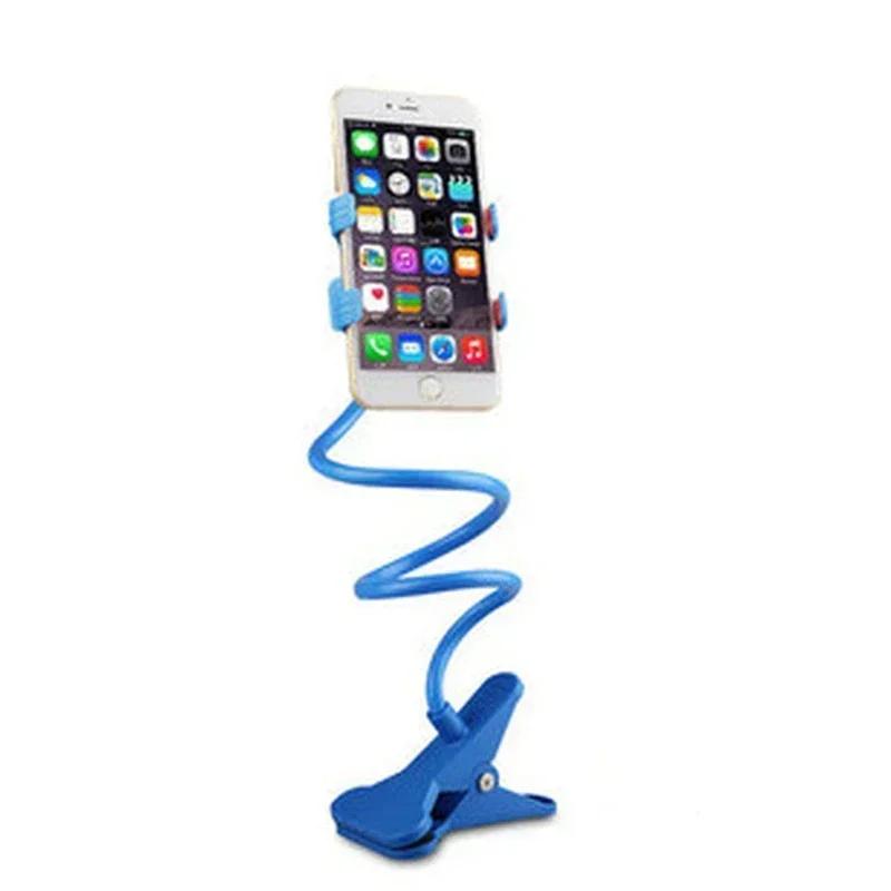 Suporte de telefone móvel flexível portátil, preguiçoso Bed Desktop Bracket, Smartphones Desk Mount, Suporte Base de Suporte, 360 Clip, 70cm - Image 1