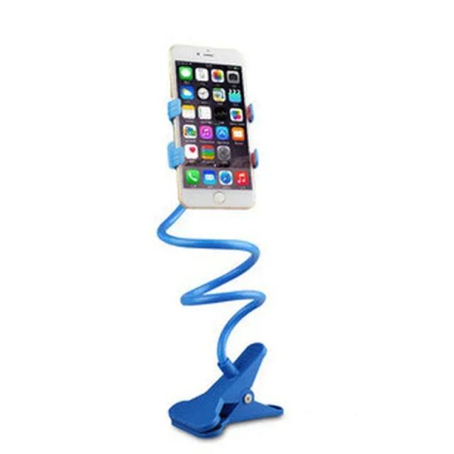 Suporte Móvel Flexível e Portátil para Smartphones com Clip Giratório de 360° e Braço Ajustável de 70cm