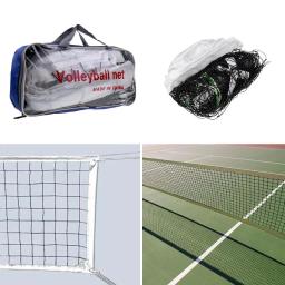 Rede dobrável do voleibol do tamanho padrão, malha dos esportes para treinar com malote - Image 1