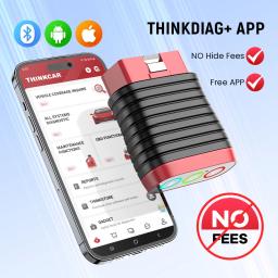 Thinkcar bd6 obd2 scanner sistema completo de diagnóstico óleo immo ets bleed freio redefinição vitalício livre todos os carros automáticos via thinkdiag app - Image 2
