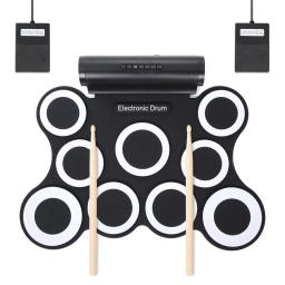 Almofada de percussão conjunto de bateria musical bateria eletrônica de instrumento de tambor eletrônico midi amplificador estrumentos musicais - Image 2