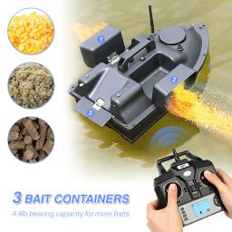 GPS Isca de Pesca, Controle Remoto de Alta Velocidade, RC Isca Barco, 2kg Carregando, 400-500m de Velocidade Fixa, Luz Noturna - Image 3