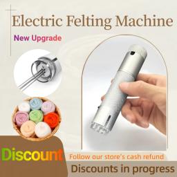 Máquina feltragem agulha elétrica Kit feltragem atualização máquina feltragem agulha Máquina feltr Feltro de lãagem elétrica feltragem automática lã - Image 1
