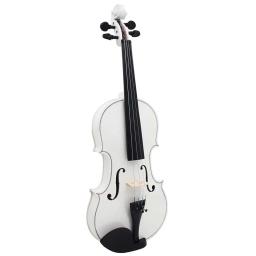 IRIN-violino branco madeira maciça conjunto com estojo de pano e arco, instrumento de cordas profissional, violino para a prática, V-10, 4, 4, 5 - Image 3