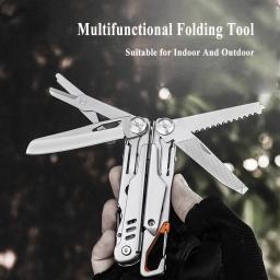 Faca dobrável ao ar livre EDC, Camping Multitool, chave de fenda, ferramenta de caça tática, abridor de garrafas, ferramentas de caminhada - Image 5