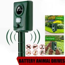 Repelente de animais ultrassônico, novo sensor ao ar livre, à prova d'água, jardim, pragas, mouse, raposa, gato, cachorro, morcego, repelente de animais, dissuasor, espantador - Image 2
