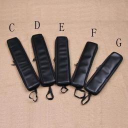 Portátil impermeável PU couro flauta saco, armazenamento de instrumentos, saxofone engrossado, baquetas, instrumentos acessórios, 2024 - Image 2