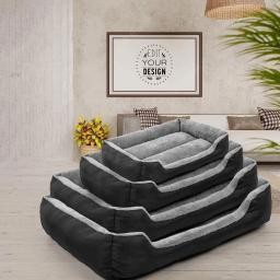 ATUBAN-Cama retangular lavável para animais, colchão confortável, cães de médio e grande porte, gatos - Image 6