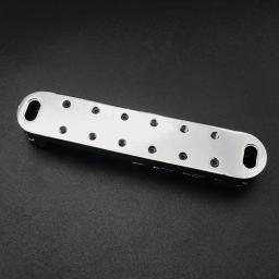 Rolo sela tune-o-matic ponte de guitarra com 2 pinos para lp guitarra elétrica peças acessórios prata preto - Image 4