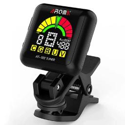 Aroma USB recarregável Guitar Tuner, Violino Tuner, construído em bateria, Ukulele, AT-102 - Image 2