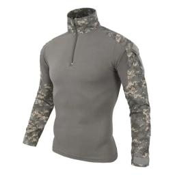 US Exército Tático Uniforme Militar, Airsoft Camuflagem, Combate-Comprovado Camisas, Ataque Rápido, Camisa de Manga Longa, Batalha Strike - Image 4