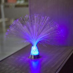Lâmpada LED de fibra óptica multicolorida, luz do céu estrelado, luz luminosa de mesa, decoração criativa do feriado para bar e café - Image 3