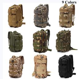 Mochila tática impermeável ao ar livre para homens, mochila Molle para camping, caça, trekking, bolsa esportiva, softback, grande capacidade - Image 2