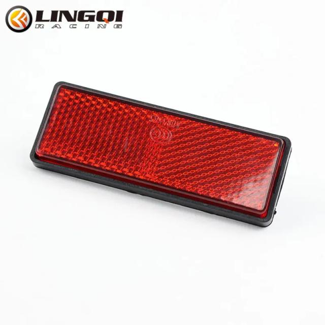Refletor Traseiro para Motocicleta com Placa Refletiva e Tampa de Advertência - Sinal de Segurança para Dirt Bike, Motocross e ATV