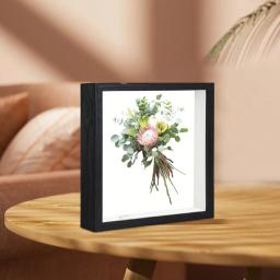 Moldura para flores secas, decoração de mesa profunda, caixa de sombra, moldura para arte - Image 4