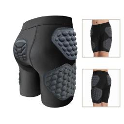 Shorts de compressão acolchoados para crianças, roupa interior protetora, shorts respiráveis, quadril acolchoado, juventude, proteção 3D - Image 1