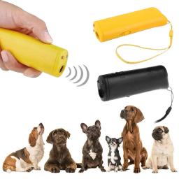 Ultra-sônico cão repelente com lanterna LED, Pet caçador, equipamento de treinamento, duplo cabeça Anti latido dispositivo, cão suprimentos, Shepher alemão - Image 6