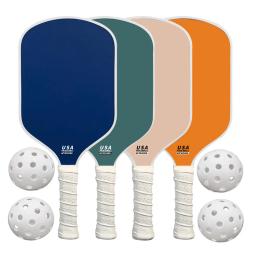 FEYA Pickleball Raquete Esportiva de Fibra de Carbono USAPA Pickleball Cor Sólida Raquete Padrão Pickleball Conjunto Ao Ar Livre Esportes Leves - Image 1