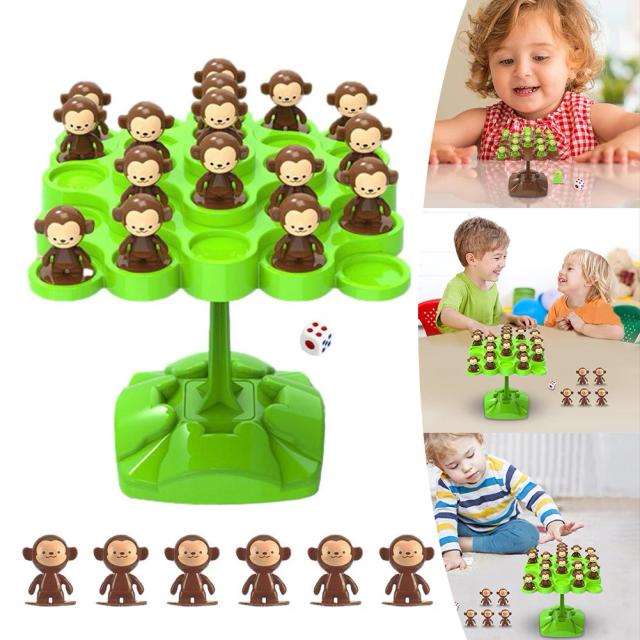 Divertido Jogo de Equilíbrio Monkey Tree para Festas: Brinquedo Interativo, Puzzle Para Aniversários, Enchimento de Pinhata e Presentes de Chá de Bebê