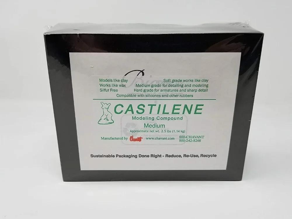 Chavant castilene modelagem composto argila profissional para escultura efeito especial 2.5 libras (1.14 kg) - Image 1