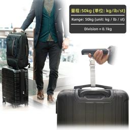 Balança de peso de bagagem portátil 50kg Digital Acessórios de viagem Balança de peso de bagagem com alta precisão - Image 5