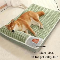 Colchão de canil lavável removível para cachorro grande, tapete de dormir quente, pet fornecimentos, cama do cão, transfronteiriça, nova chegada, inverno - Image 1