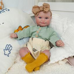 Boneca Bebê Reborn Menina Pintada Realista 48cm - Image 2