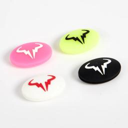 Amortecedor da raquete do tênis dos desenhos animados, amortecedores da vibração, silicone, durável - Image 2