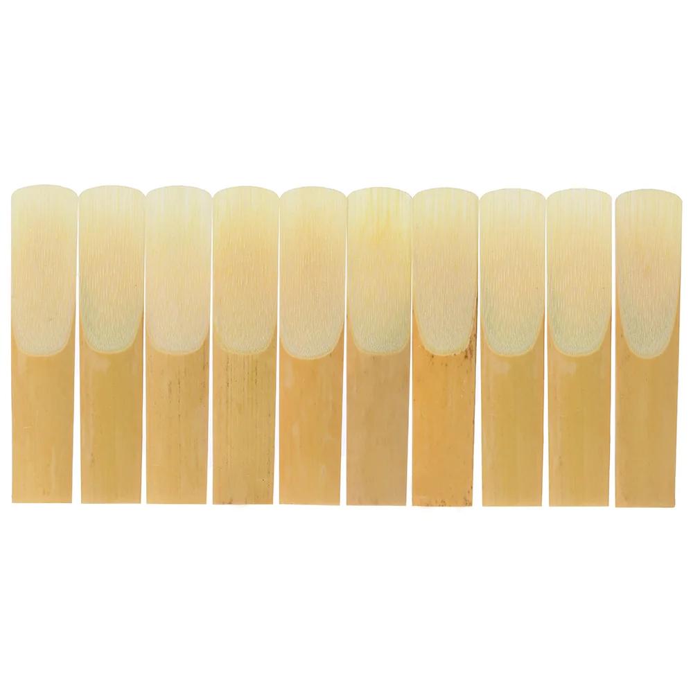 Palhetas de bambu para saxofone Tenor Bb, Sax Acessórios, alta qualidade, força 1.5 e 3.0, 10 Pack - Image 1