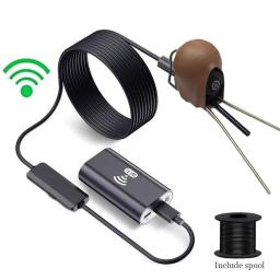 Câmera de pesca WiFi sem fio com base de sonda, câmera subaquática para inverno, pesca no gelo com luz LED, rio e mar - Image 2