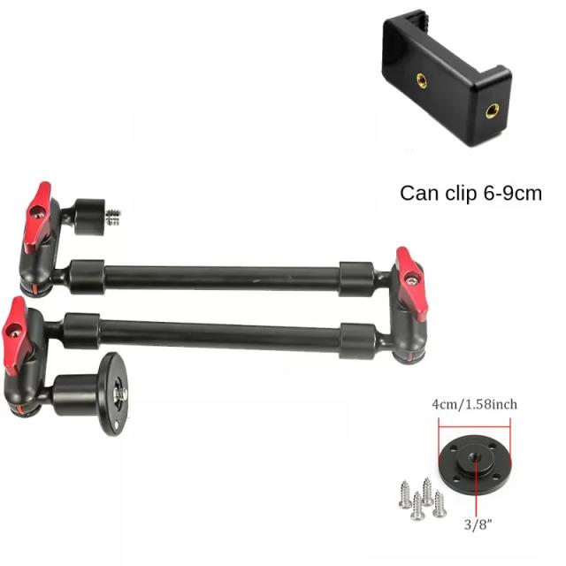 Suporte Versátil para Câmeras GoPro, Smartphones e Tablets com Braço Mágico de 32" para Estúdio e Computador