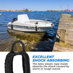 Para Iate Barco Fender Universal Boat Bungee Dock Line Corda de Ancoragem Alongamento Amarração Corda Choque Cord Ancoragem PVC jet ski - Image 3